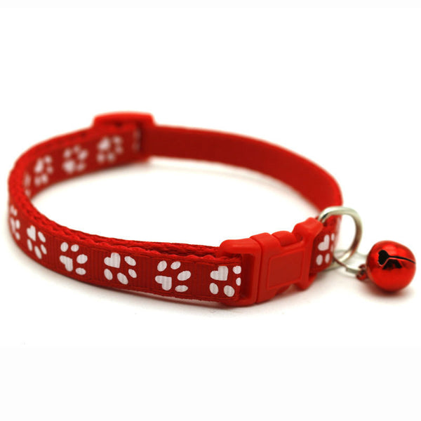 HKM-6070845 Adjustable Anti-Bite Collar with Copper Bell for Small Dogs and Cats