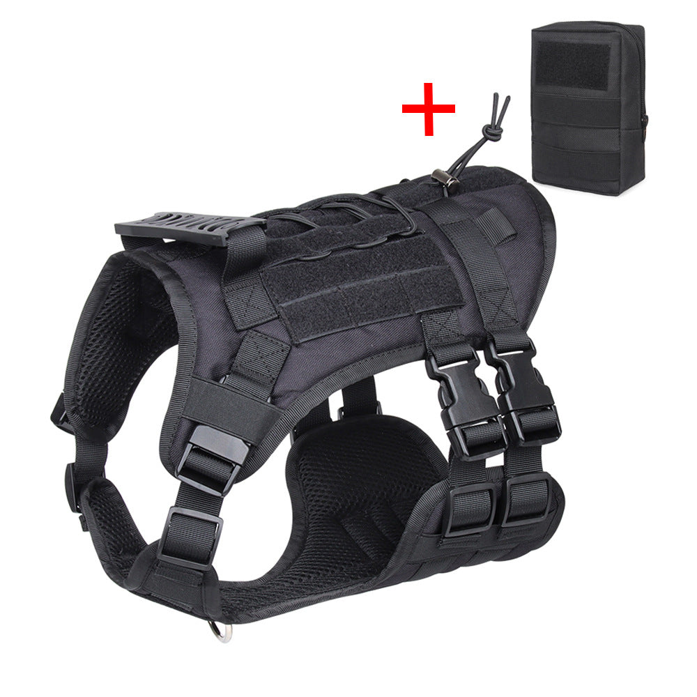 HKM-6072125 Tactical Pet Chest and Back Vest with Adjustable Straps and Multiple Colors