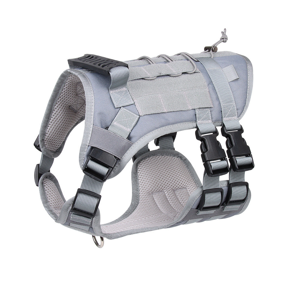 HKM-6072125 Tactical Pet Chest and Back Vest with Adjustable Straps and Multiple Colors