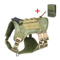 HKM-6072125 Tactical Pet Chest and Back Vest with Adjustable Straps and Multiple Colors