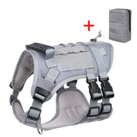 HKM-6072125 Tactical Pet Chest and Back Vest with Adjustable Straps and Multiple Colors
