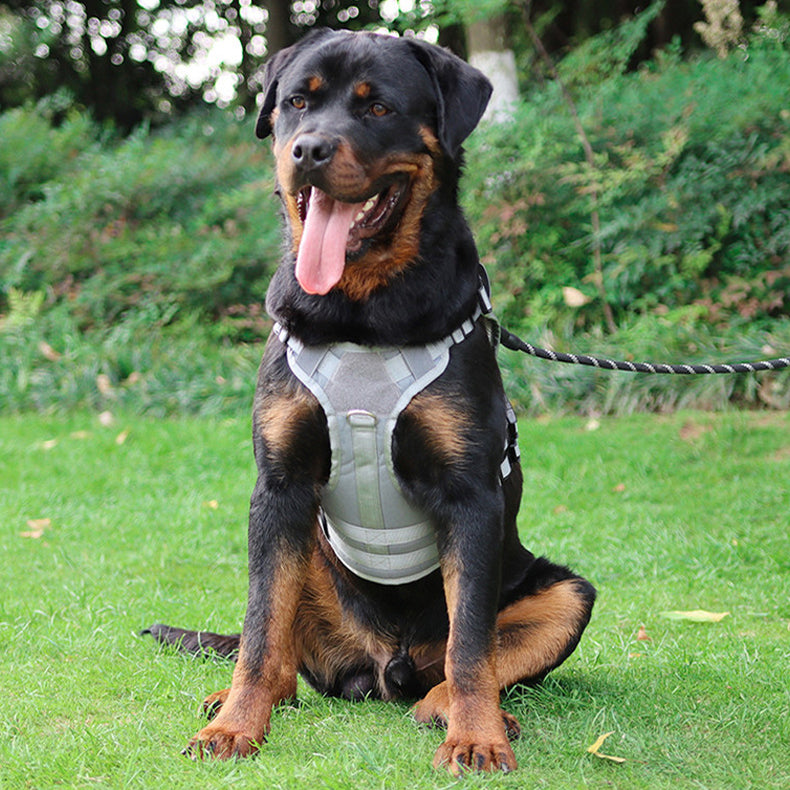 HKM-6072125 Tactical Pet Chest and Back Vest with Adjustable Straps and Multiple Colors