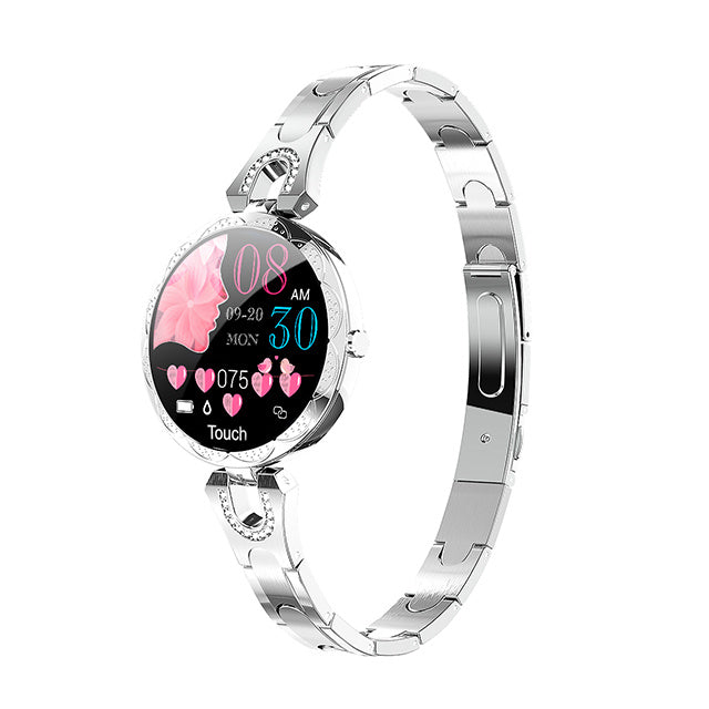 HKM-607251 Women's Smart Bracelet with 1.08 inch HD LCD Touch Screen, IP67 Waterproof, Heart Rate Monitor, Bluetooth Compatible