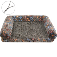 HKM-6072893 Removable and Washable Cartoon Footprint Pet Sofa for Dogs