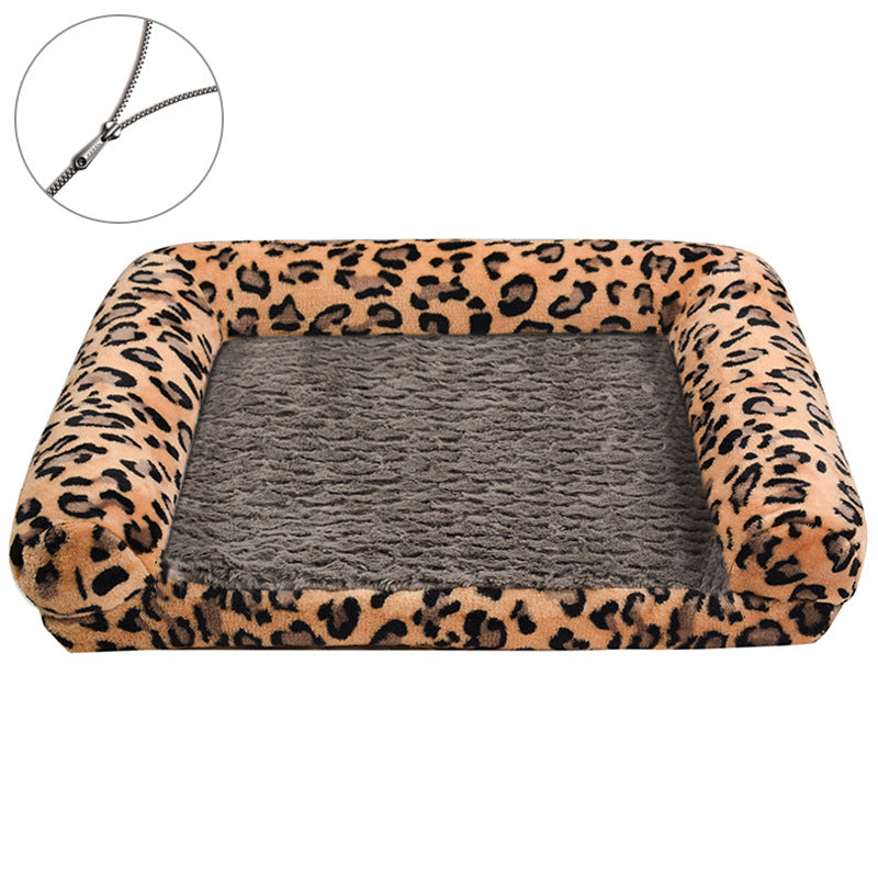 HKM-6072893 Removable and Washable Cartoon Footprint Pet Sofa for Dogs