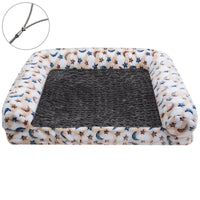 HKM-6072893 Removable and Washable Cartoon Footprint Pet Sofa for Dogs
