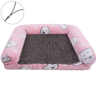 HKM-6072893 Removable and Washable Cartoon Footprint Pet Sofa for Dogs