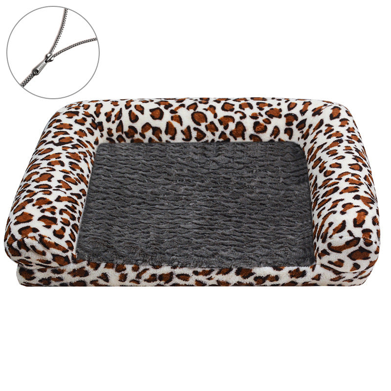 HKM-6072893 Removable and Washable Cartoon Footprint Pet Sofa for Dogs