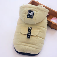 HKM-6073405 Removable Waterproof Cotton Pet Vest with Adjustable Hat in Multiple Colors