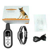 HKM-6073661 Waterproof Remote Control Dog Trainer with Nylon and TPU Collars