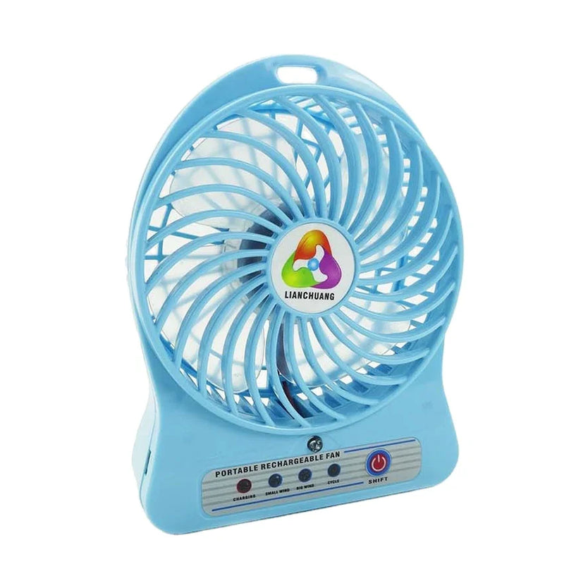 HKM-607379 Mini USB Fan for Kids - Battery Operated Animal Design, Ideal for Ages 5-13