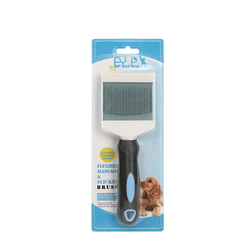 HKM-6074429 Double-Sided Plastic Massage Comb for Dogs and Cats