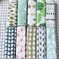 HKM-607571 Animal Print Terylene Canvas Linen Fabric - 10m Roll, 55% Linen, 45% Cotton, 150cm Wide