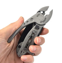 HKM-607763 Custom Logo 8-in-1 Multi-Function Survival Wrench Tool Set for Outdoor Camping and EDC Use