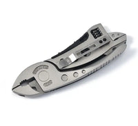 HKM-607763 Custom Logo 8-in-1 Multi-Function Survival Wrench Tool Set for Outdoor Camping and EDC Use