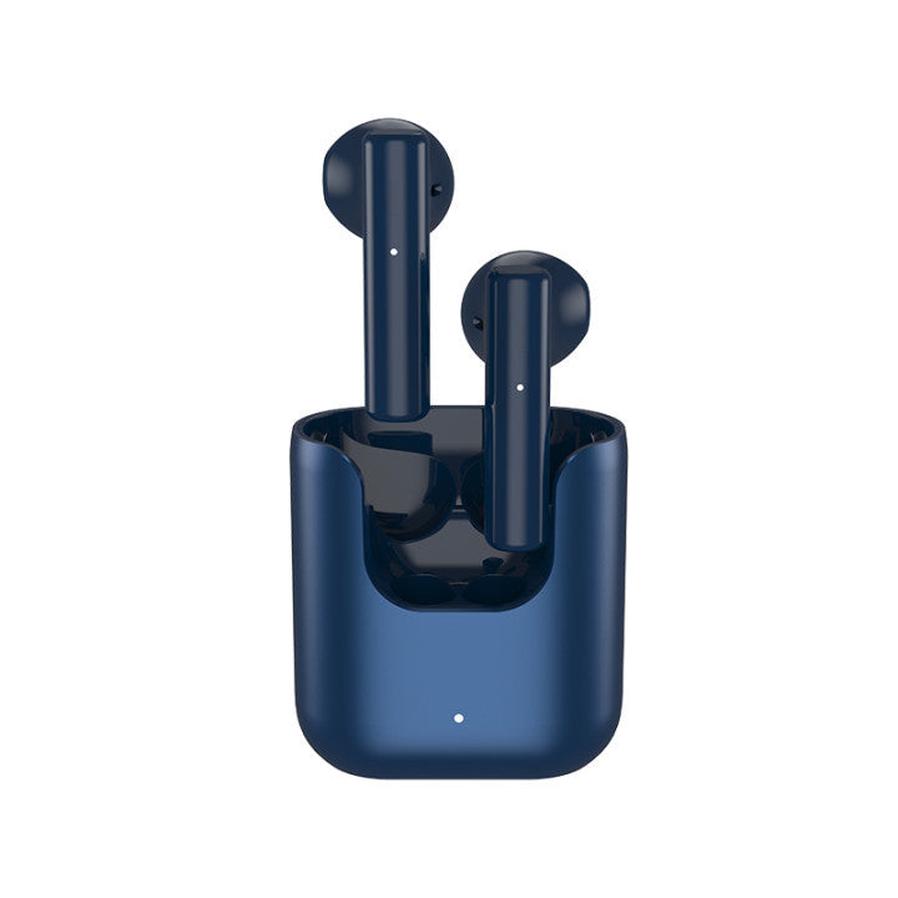 HKM-607763 Wireless Bluetooth Semi-In-Ear Headset for Sports and Running with Battery Display and Voice Control - Blue