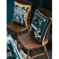 HKM-607955 Forest Bird Design Short Plush Pillowcase Set with Solid Color Reverse and Gold Beard Technology