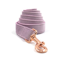 HKM-6080061 Dark Grey Velvet Pet Collar and Leash Set with Bow and Chest Harness