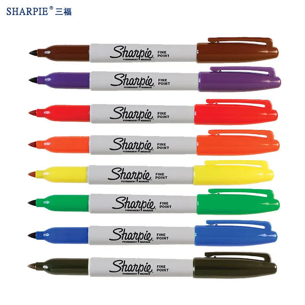 HKM-608019 Permanent Marker Pen - Waterproof, Assorted Colours, Durable PP Plastic, Various Packaging Options Available