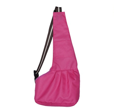 HKM-6080829 Portable Oxford Travel Shoulder Bag for Small to Medium Pets - Comfortable Cross-Body Design