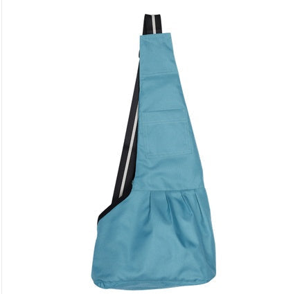 HKM-6080829 Portable Oxford Travel Shoulder Bag for Small to Medium Pets - Comfortable Cross-Body Design