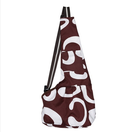 HKM-6080829 Portable Oxford Travel Shoulder Bag for Small to Medium Pets - Comfortable Cross-Body Design