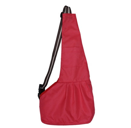 HKM-6080829 Portable Oxford Travel Shoulder Bag for Small to Medium Pets - Comfortable Cross-Body Design