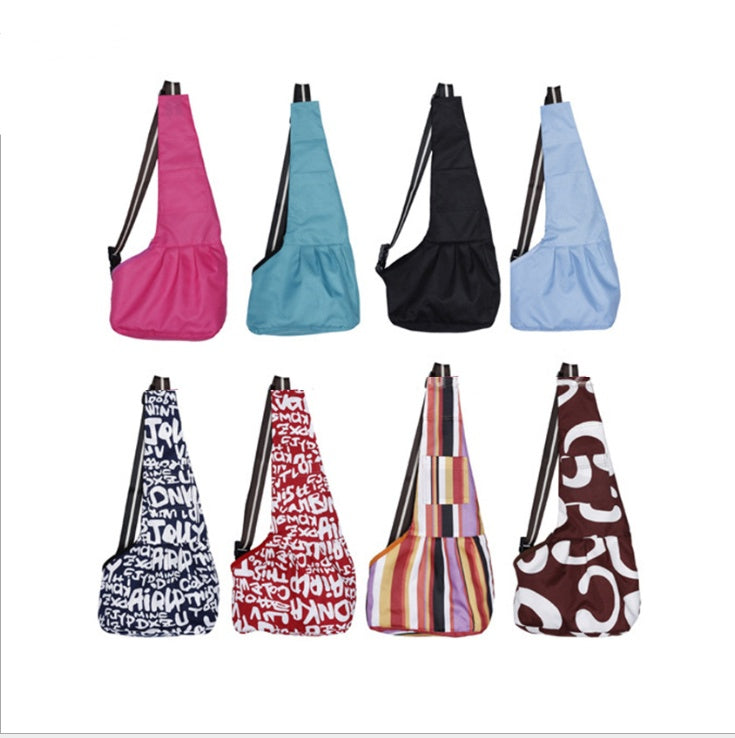 HKM-6080829 Portable Oxford Travel Shoulder Bag for Small to Medium Pets - Comfortable Cross-Body Design
