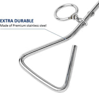 HKM-6081853 Durable Spiral Dog Tie-Out Stake for Secure Outdoor Tethering, Easy Installation, Rust Resistant