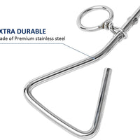 HKM-6081853 Durable Spiral Dog Tie-Out Stake for Secure Outdoor Tethering, Easy Installation, Rust Resistant