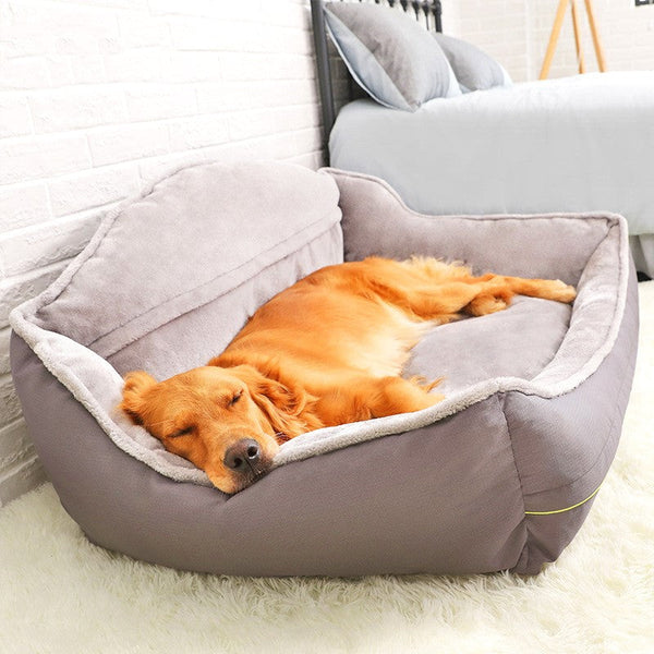 HKM-6082621 Cozy Polyester Dog Sofa Bed - Multiple Sizes Available