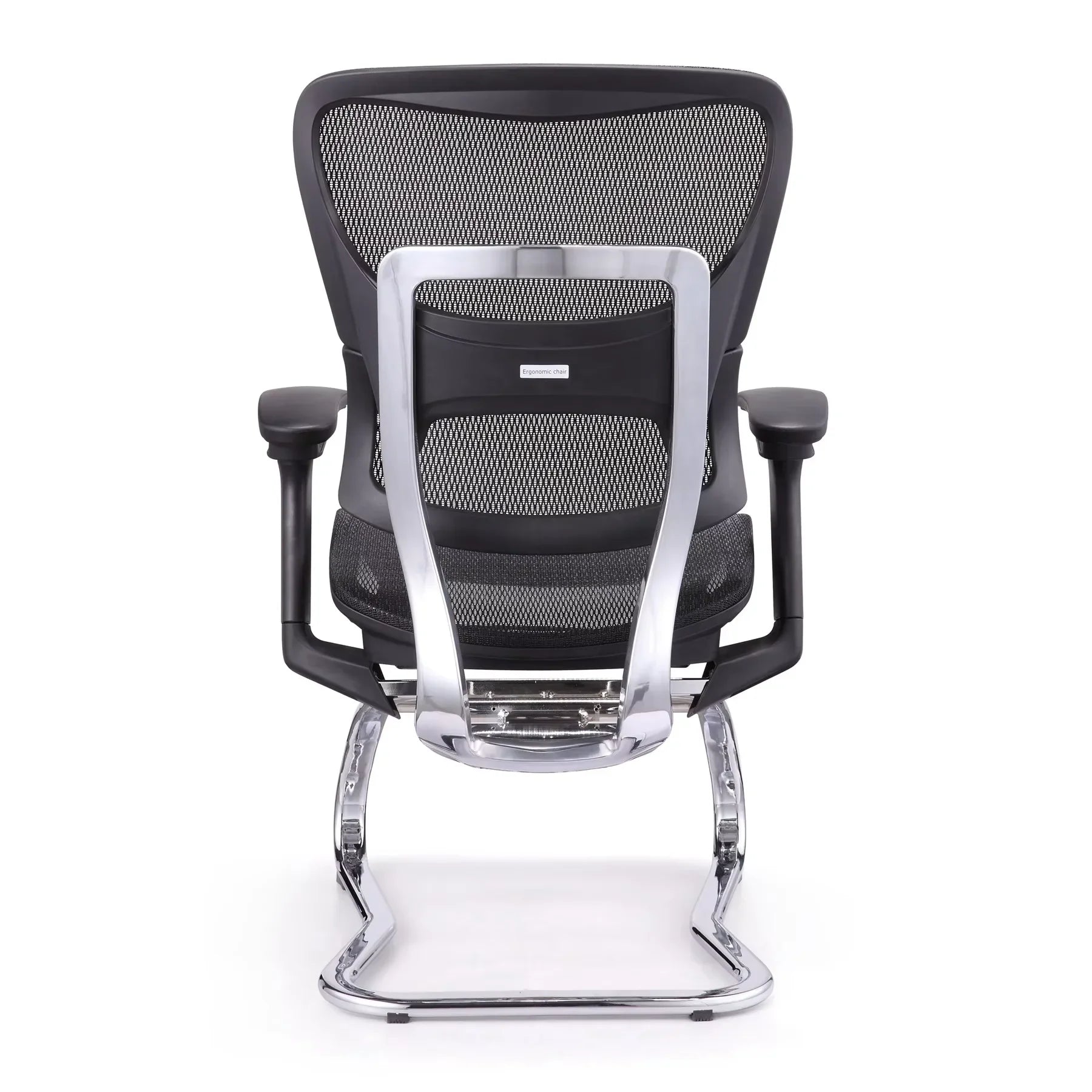 HKM-608339 Modern Ergonomic Mesh Executive Chair for Office and Conference Use - Featuring White Finish