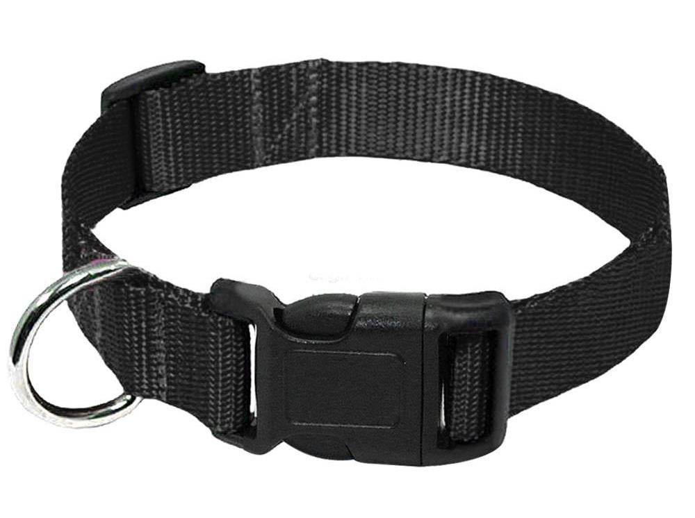 HKM-6084157 Durable Nylon Dog Collar Leash in Blue, Black, Red, and Purple Options