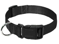 HKM-6084157 Durable Nylon Dog Collar Leash in Blue, Black, Red, and Purple Options