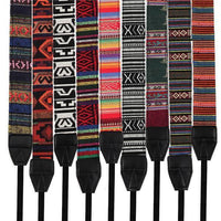 HKM-608467 Geometric Patterned Camera Strap for Easy Photography Comfort