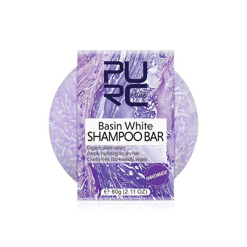 HKM-608467 Hand-Extracted Natural Shampoo Soap with Plant Extracts for Nourished and Shiny Hair