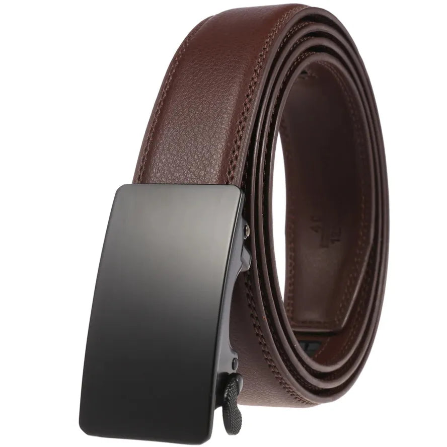 HKM-608595 Three Buckle Men's Casual Belt - Versatile Design for Everyday Wear