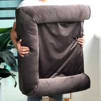 HKM-6086205 Detachable Egg Sponge Dog Sofa with Removable Cover - Medium and Large Sizes Available