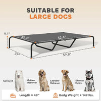HKM-6086333 Cooling Dog Cot Pet Bed for Comfortable Outdoor Relaxation