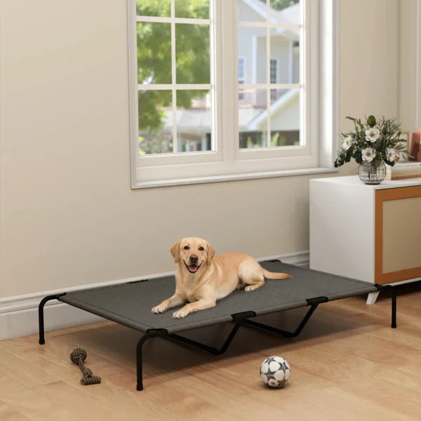 HKM-6086333 Cooling Dog Cot Pet Bed for Comfortable Outdoor Relaxation