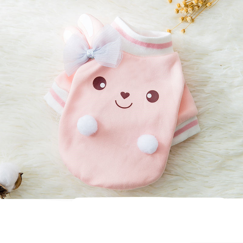 HKM-6086717 Casual Early Spring Sweaters for Small Dogs and Cats with Fun Designs