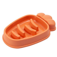HKM-6088125 Radish Dog Slow Food Anti-Tumble Pet Bowl in Mango Yellow, Twilight Orange, Gentiana Green, Ink Blue