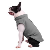 HKM-6088509 Solid Color Fleece Singlet for Small and Medium Dogs ¨C Soft and Comfortable Pet Apparel