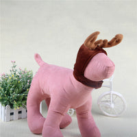 HKM-6089149 Plush Christmas Antlers for Dogs and Cats - Neck Size 23cm