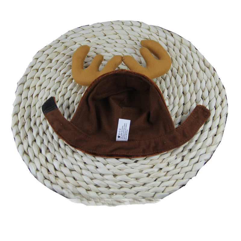HKM-6089149 Plush Christmas Antlers for Dogs and Cats - Neck Size 23cm