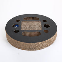 HKM-6090301 Corrugated Cat Scratch Board with Built-in Bell – Durable Eco-Friendly Design for Claw Grinding and Cozy Napping