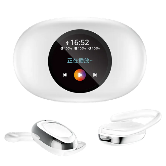 HKM-609043 YX39 Wireless In-Ear Earbuds with LCD Display and Bluetooth 5.4, Enhanced Noise Cancelling Technology