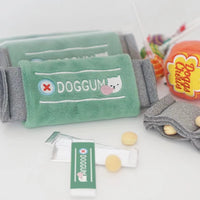 HKM-6090941 Plush Chewing Gum Nibble Toy for Slow Eating Fun