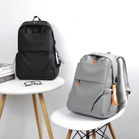 HKM-609107 Waterproof 17 Inch Nylon Student Backpack with Large Capacity for Laptops