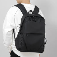 HKM-609107 Waterproof 17 Inch Nylon Student Backpack with Large Capacity for Laptops